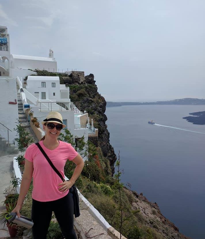 Santorini hike 